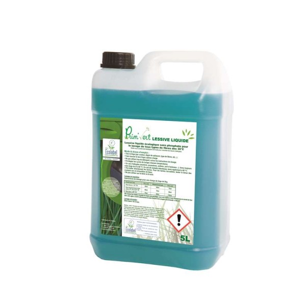 Prim'Vert Lessive Liquide Ecocert 5Kg