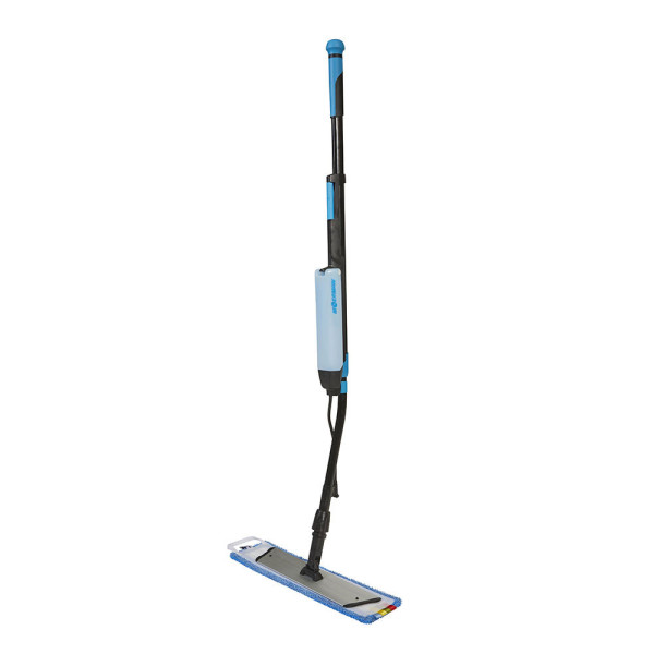 Balai Réservoir Carabao Velcro – Système de nettoyage ergonomique avec frange microfibre | Moerman
